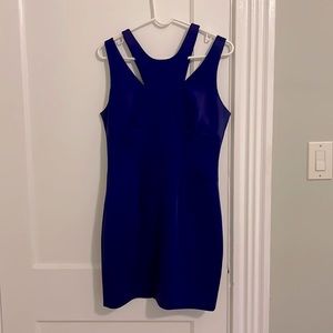Molli cut out dress. Blue, size 8.